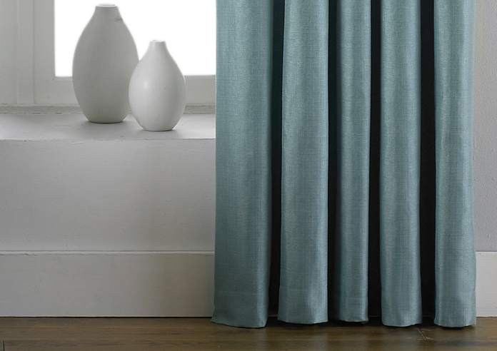 Atlantic Eyelet, Duck Egg - Ready Made Curtains - Image 6